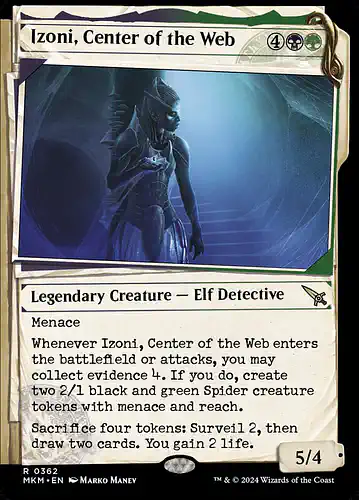 Izoni, Center of the Web - mkm Spoiler