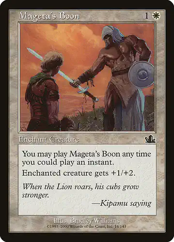 Mageta's Boon - pcy Spoiler