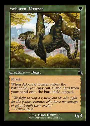 Arboreal Grazer - rvr Spoiler