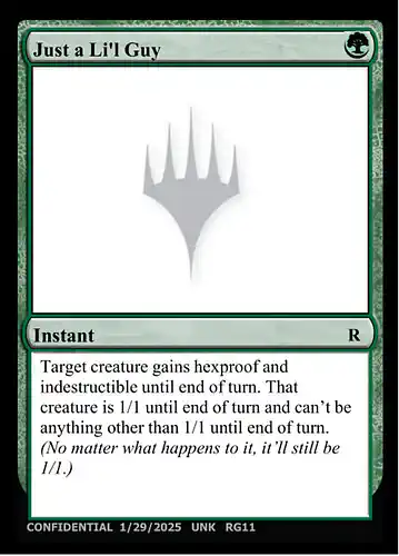 Just a Li'l Guy - unk Spoiler