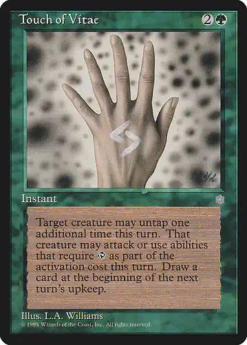 Touch of Vitae - ice Spoiler
