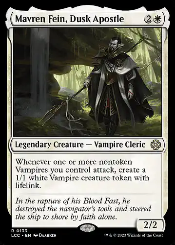 Mavren Fein, Dusk Apostle - lcc Spoiler