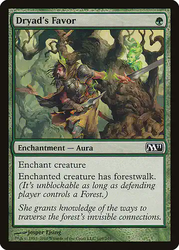 Dryad's Favor - m11 Spoiler