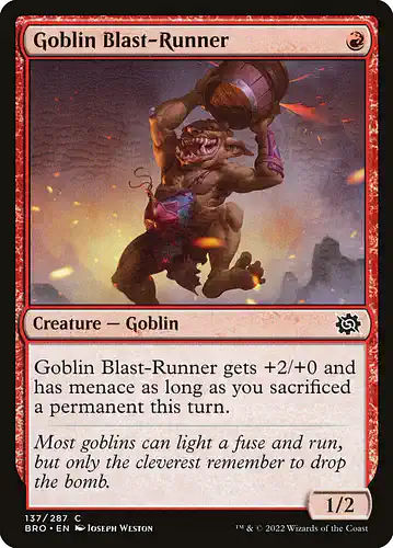 Goblin Blast-Runner - bro Spoiler