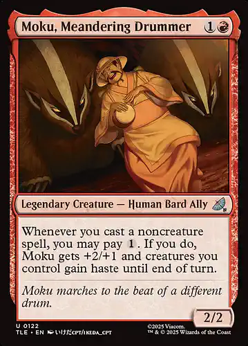 Moku, Meandering Drummer - tle Spoiler
