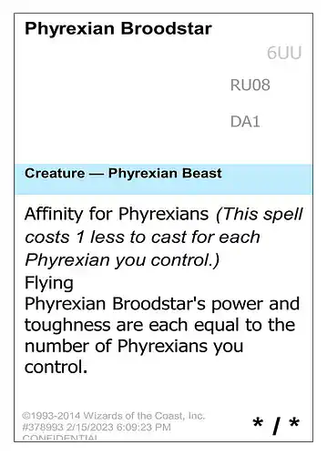 Phyrexian Broodstar - unk Spoiler