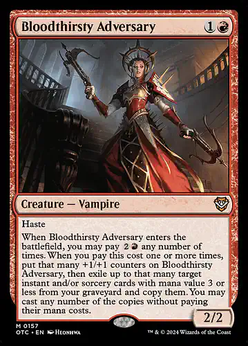 Bloodthirsty Adversary - otc Spoiler