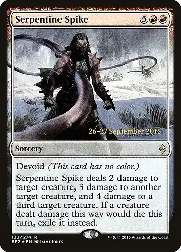 Serpentine Spike - bfz Spoiler