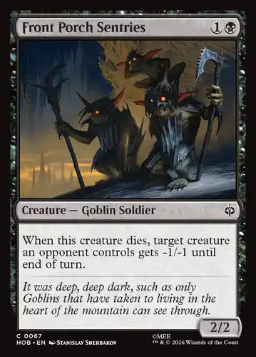 Front Porch Sentries - hob Spoiler