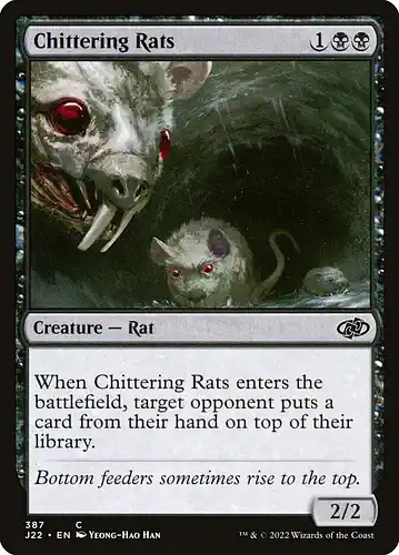 Chittering Rats - j22 Spoiler