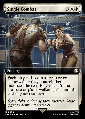 Single Combat - pip Spoiler