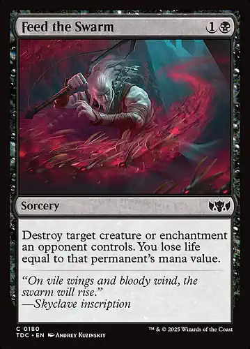 Feed the Swarm - tdc Spoiler