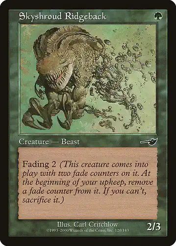 Skyshroud Ridgeback - nem Spoiler