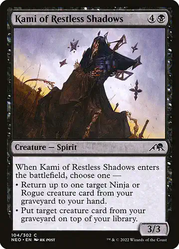 Kami of Restless Shadows - neo Spoiler