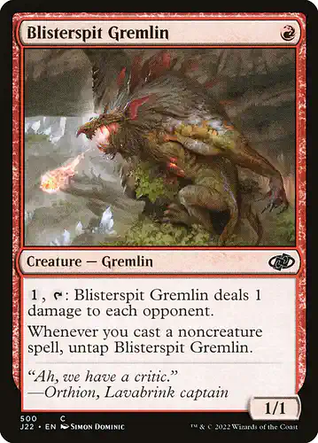 Blisterspit Gremlin - j22 Spoiler