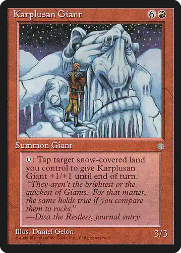 Karplusan Giant - ice Spoiler