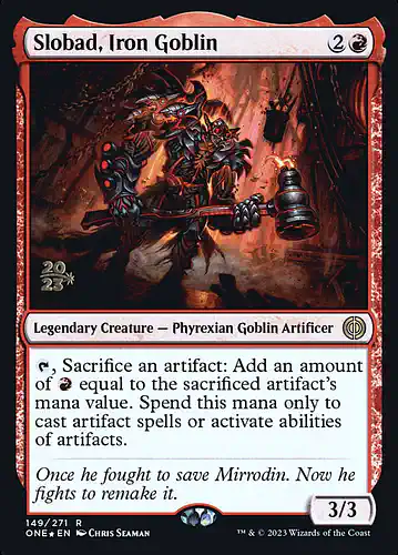 Slobad, Iron Goblin - one Spoiler