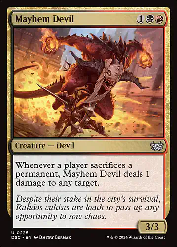 Mayhem Devil - dsc Spoiler