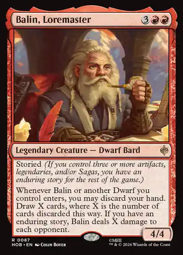 Balin, Loremaster - hob Spoiler