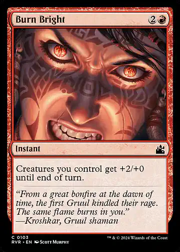 Burn Bright - rvr Spoiler