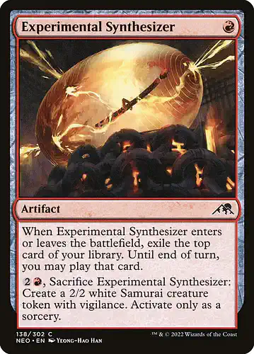 Experimental Synthesizer - neo Spoiler