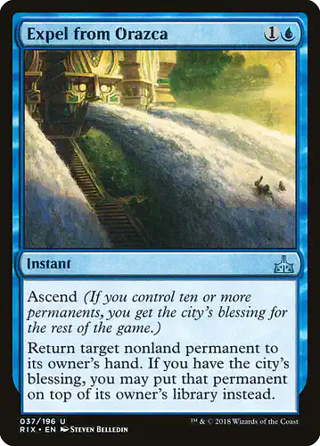 Expel from Orazca - rix Spoiler