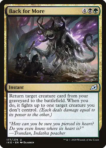 Back for More - iko Spoiler