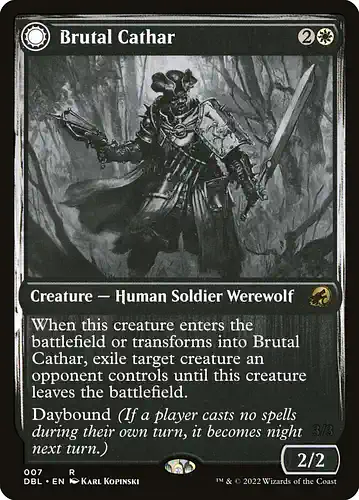 Brutal Cathar - dbl Spoiler