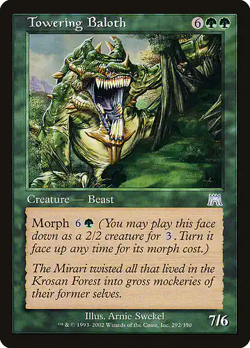 Towering Baloth - ons Spoiler