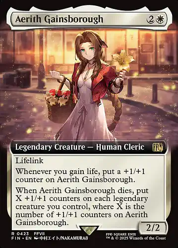 Aerith Gainsborough - fin Spoiler