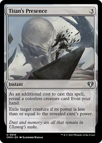 Titan's Presence - cmm Spoiler