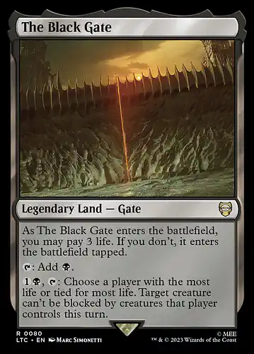 The Black Gate - ltc Spoiler
