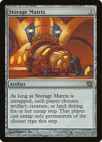 Storage Matrix - 9ed Spoiler