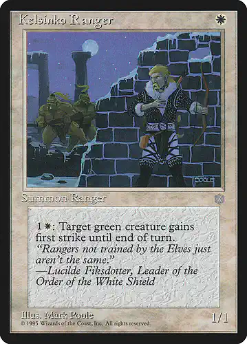 Kelsinko Ranger - ice Spoiler
