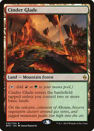 Cinder Glade - bfz Spoiler
