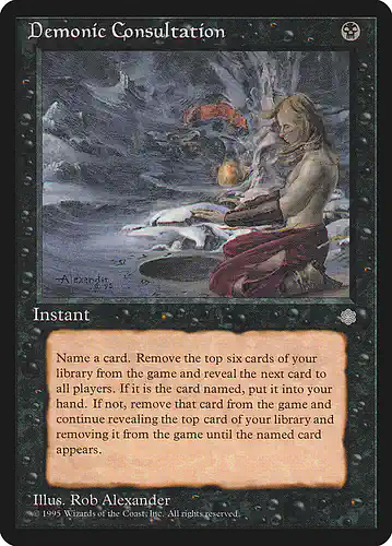Demonic Consultation - ice Spoiler