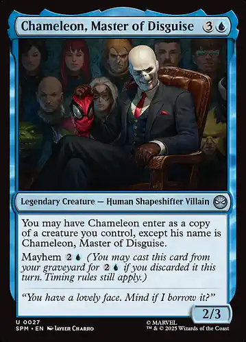 Chameleon, Master of Disguise - spm Spoiler