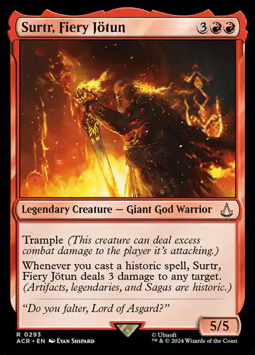 Surtr, Fiery Jötun - acr Spoiler
