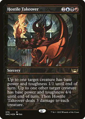 Hostile Takeover - snc Spoiler