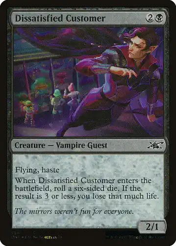 Dissatisfied Customer - unf Spoiler