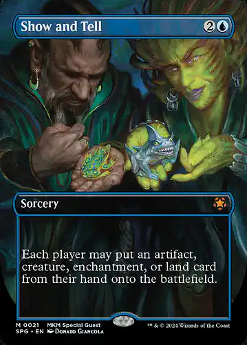 Show and Tell - spg Spoiler