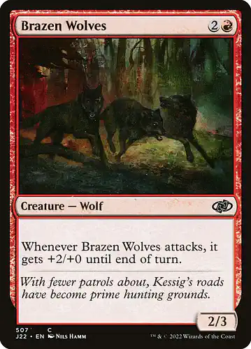 Brazen Wolves - j22 Spoiler