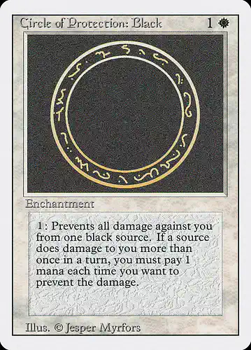 Circle of Protection: Black - 3ed Spoiler