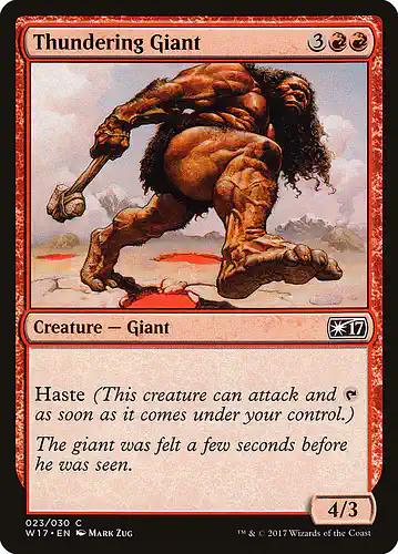 Thundering Giant - w17 Spoiler