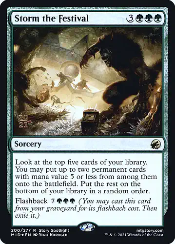 Storm the Festival - mid Spoiler