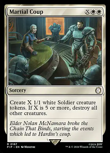 Martial Coup - pip Spoiler