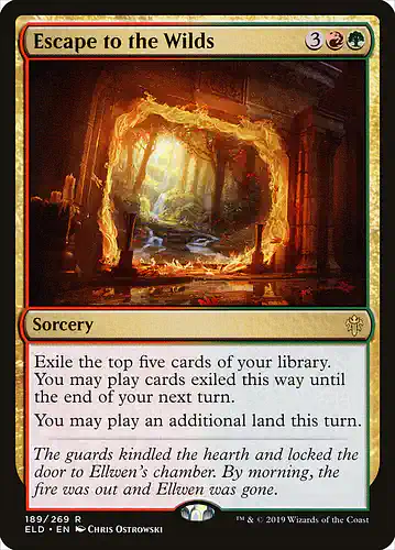 Escape to the Wilds - eld Spoiler