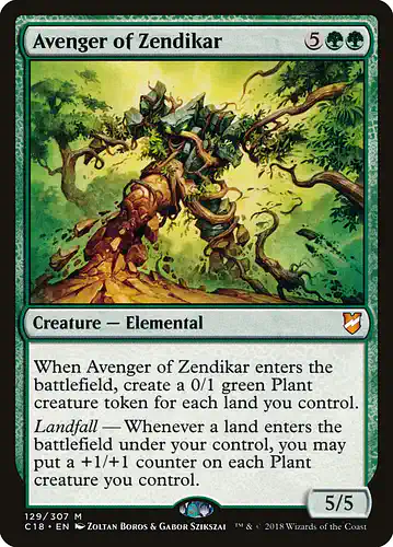 Avenger of Zendikar - c18 Spoiler