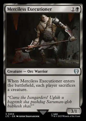 Merciless Executioner - ltc Spoiler