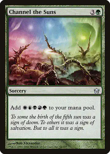 Channel the Suns - 5dn Spoiler